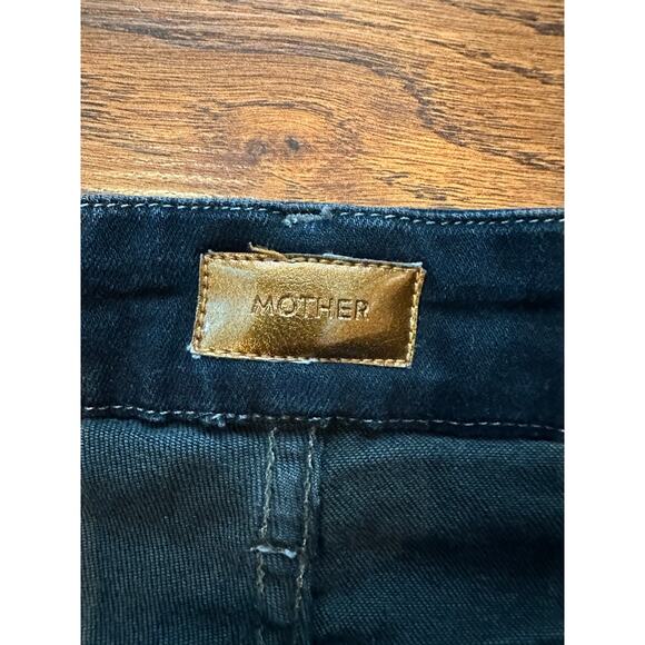 Mother Jeans The Looker Ankle Fray Dark Wash Size 25 Lux Comfortable Jeans - Picture 6 of 12